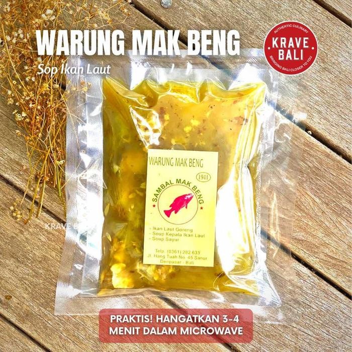 

Mamiseler45 - Sop Ikan Laut Mak Beng 380G - Makanan Khas Bali Ready To Eat