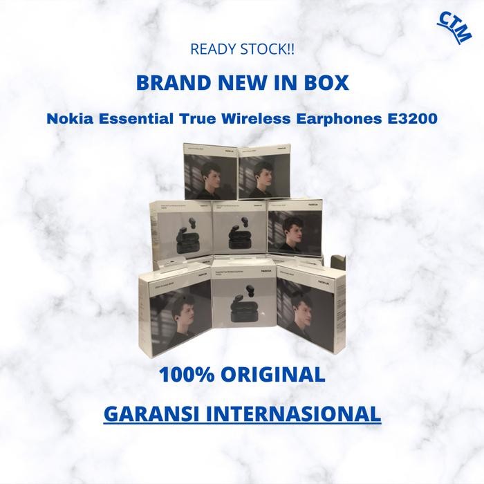 Nokia E3200 Earphones - Essential True Wireless - Garansi