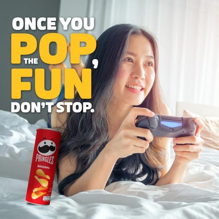 

[BUNDLE 3PCS] 2 PRINGLES ORIGINAL 102G + 1 PRINGLES SALT SEAWEED 102G