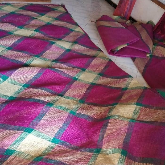 TIKAR ANYAMAN RUMPUT MENDONG ASLI KHAS JAWA LAMPIT KLASA TRADISIONAL