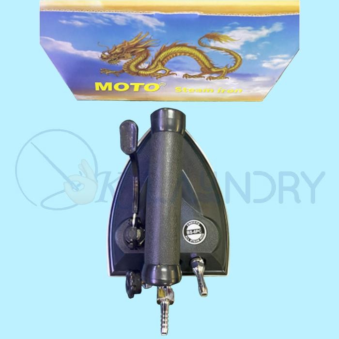 Setrika Uap Steam Boiler Nagamoto Pencet Gagang Karet