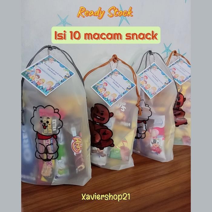 

Pilihan- Ready Paket Snack Komplit Kemasan Pouch Serut (Free Card)
