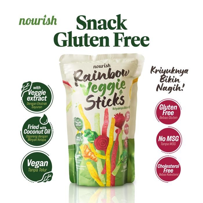 

Pilihan- Nourish Rainbow Veggie Sticks Gluten-Free Dengan Ekstrak Sayuran No Msg 60 Gr