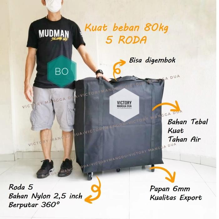 Tas troli / tas travel / tas roda / cabin size / tas belanja / travel