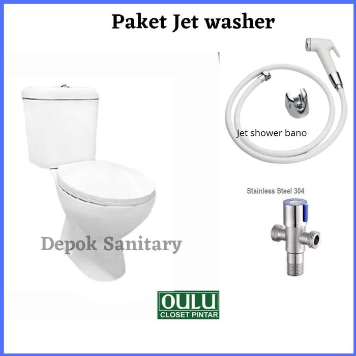 Closet /Kloset Duduk OULU C 633/ c633 washdown white/ closet duduk