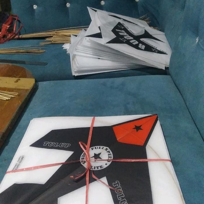 layangan sukhoi full bambu petung