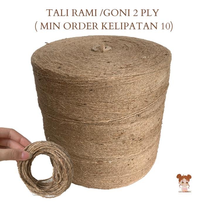 

tali rami / goni 2 ply per meter ( min order kelipatan 10m)