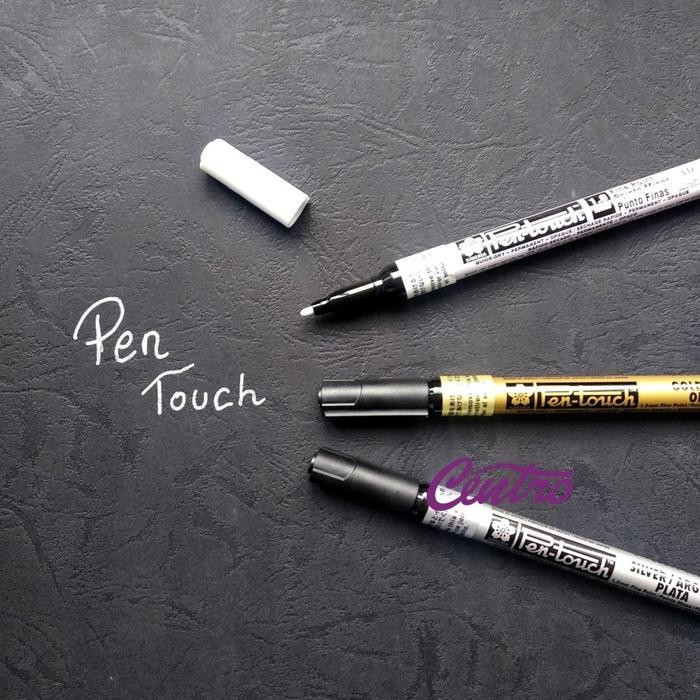 

Sakura Pen Touch Paint Marker Fine Point Set 3 colour Metalic Metalik