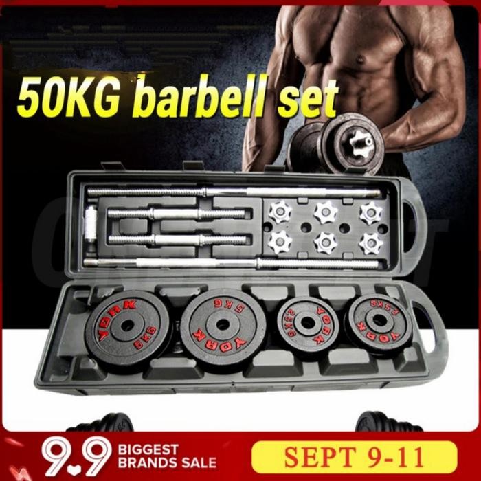 DUMBELL SET 50 KG / BARBEL SET 50KG