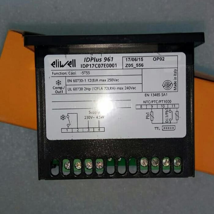 

THERMOSTAT ELIWELL ID 961 220VOLT ELIWELL