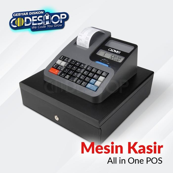 

CLOVER JET-100 MESIN KASIR ALL IN ONE POS CASH REGISTER DUAL DISPLAY