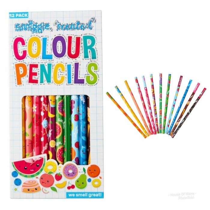 

SMIGGLE SCENTED COLOUR PENCILS - PENSIL WARNA WANGI SMIGGLE