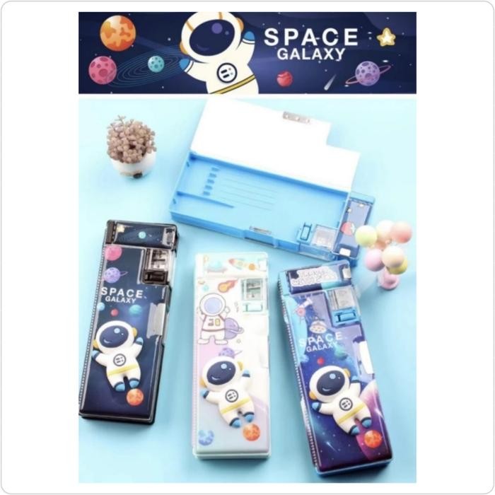 

TEMPAT PENSIL MAGNET ASTRONOT SPACE SQUISHY TIMBUL / KOTAK PENSIL