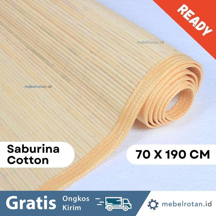 ORIGINAL Lampit Rotan Saburina 70x190cm Handmade Tikar Kaet Kalimantan READY STOCK
