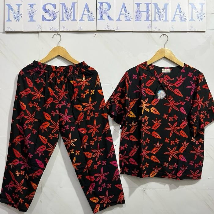 Pilihan- Setelan Cp Batik Indra Abg Premium- Tangan Pendek & Tangan 3/4 - Celana Panjang