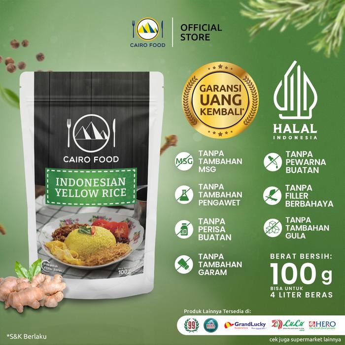 

Stok Baru Bumbu Nasi Kuning - Cairo Food 100 gr