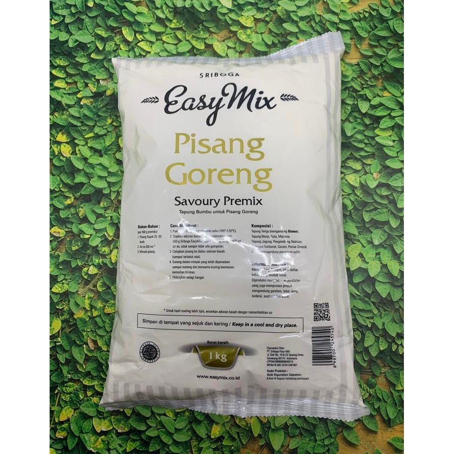 

Pilihan- Tepung Sriboga Easy Mix Pisang Goreng 1Kg