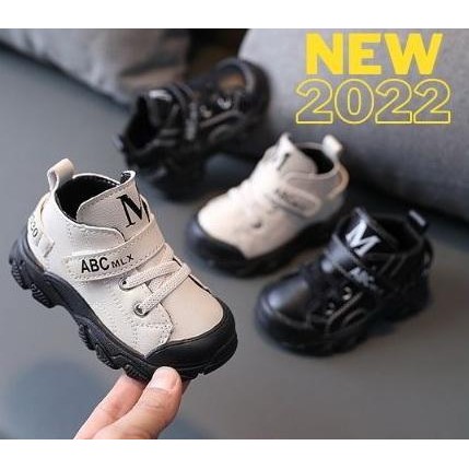 Sepatu Fashion Abc Anak Laki-Laki & Perempuan Sneaker Boot Ala Korea