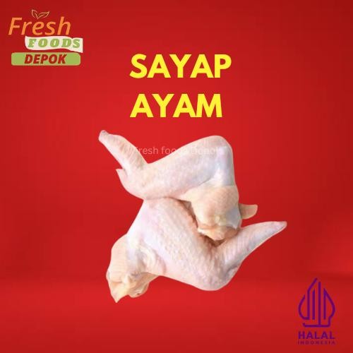 

Pilihan- Sayap Ayam 1Kg Chicken Wing Grade A Premium