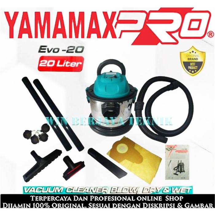 Yamamax Pro EVO 20 Vacuum Cleaner Mesin Penyedot Debu Mesin Sedot Debu