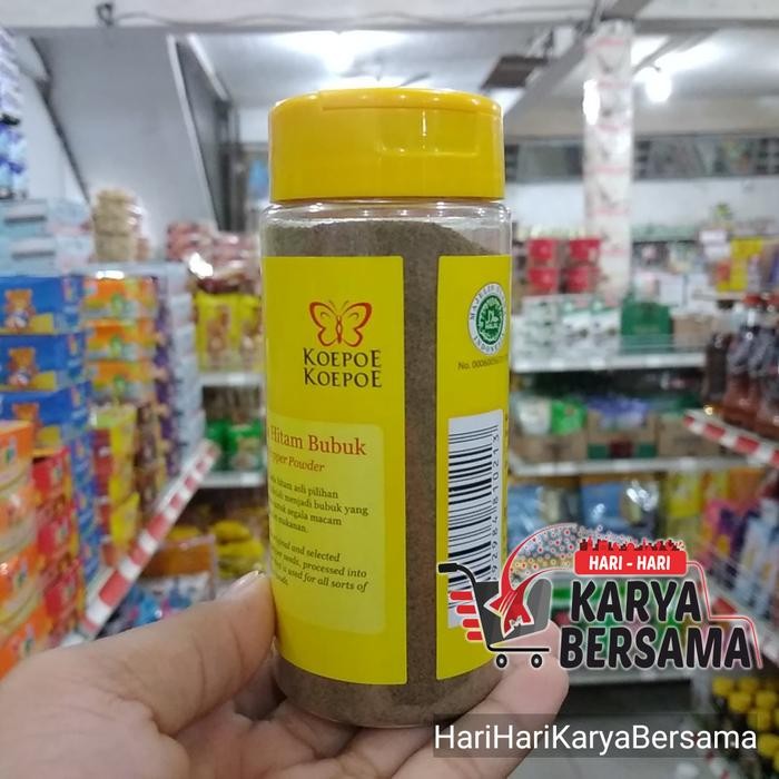 

KOEPEO KOEPOE REMPAH REMPAH LADA HITAM HITAM BUBUK 83GR