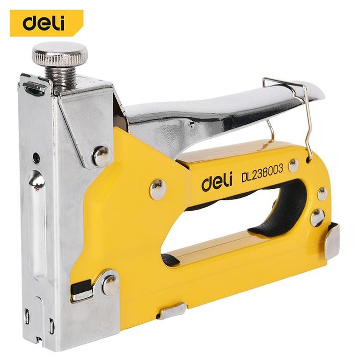 

DELI STAPLE GUN/ STAPLES TEMBAK 4-14MM STEEL PERKAKAS EDL238003