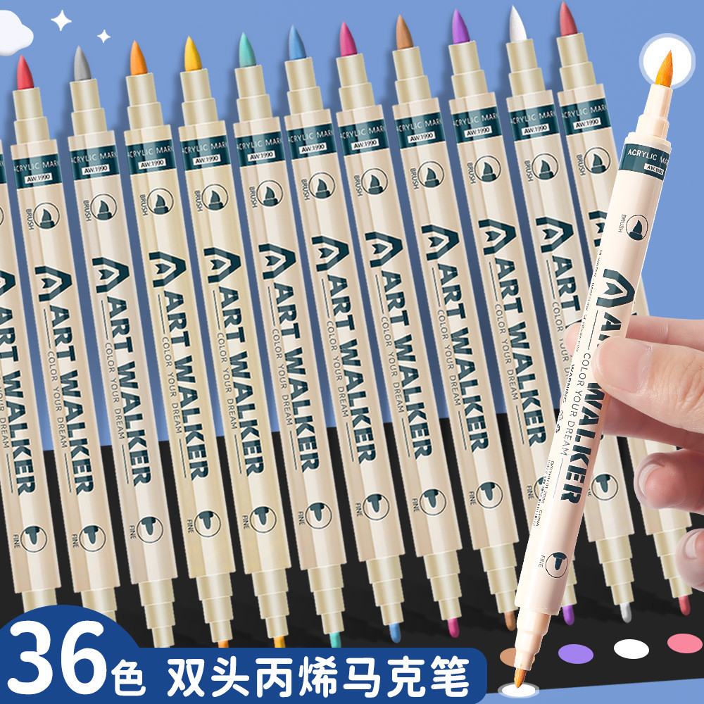 

Marker Akrilik 2 Ujung - Spidol Lukis Tahan Air, Cepat Kering - Set 12/24/36 Warna - Untuk Pelajar & Seniman |55K5RAJQ|