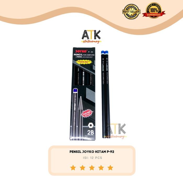 

New Pensil Joyko P92 2B Hitam P-92 atk