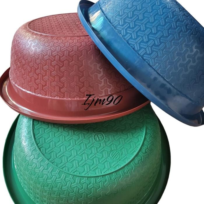 Baskom plastik motif warna besar/Besek/Baskom serbaguna