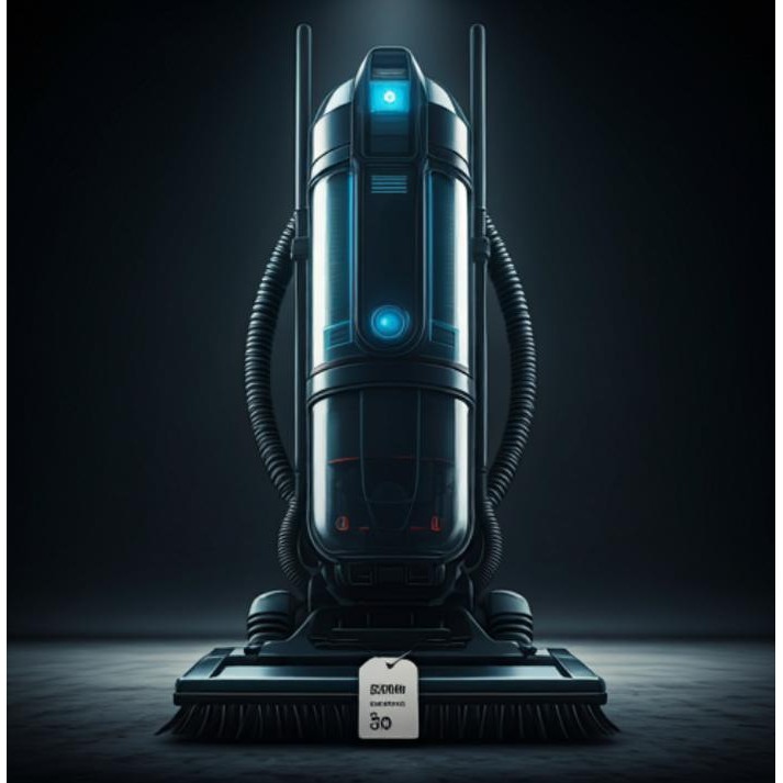 alat pembersih sapu dan pel otomatis