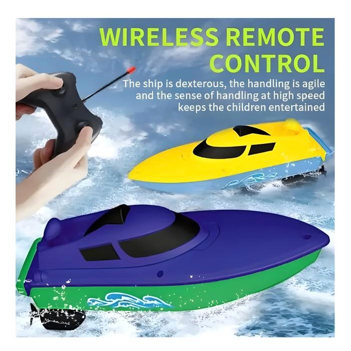 Stok Baru Mainan Air Kapal Remote Control Double Propeller Speedboat & Jetski Ngapung & Cepat