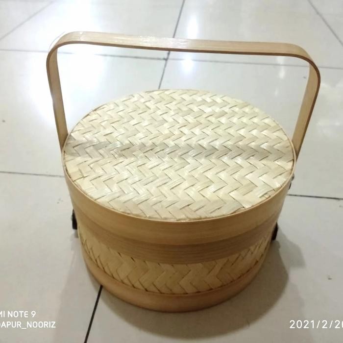 Rantang Bambu 1 Susun 25Cm
