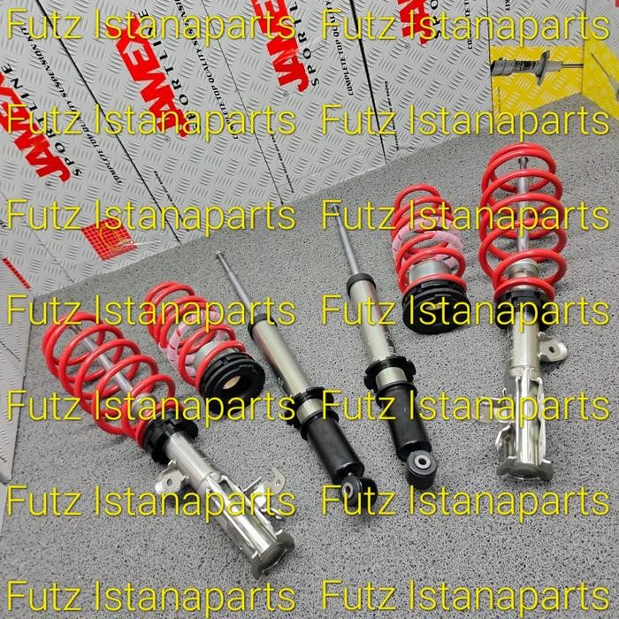 Bagus Paket Shockbreaker Jamex Coilover Honda Brio Depan Belakang Original Terlariss 