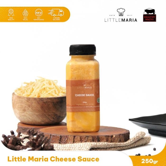 

Pilihan- Cheese Sauce Saus Keju Little Maria 250Gr