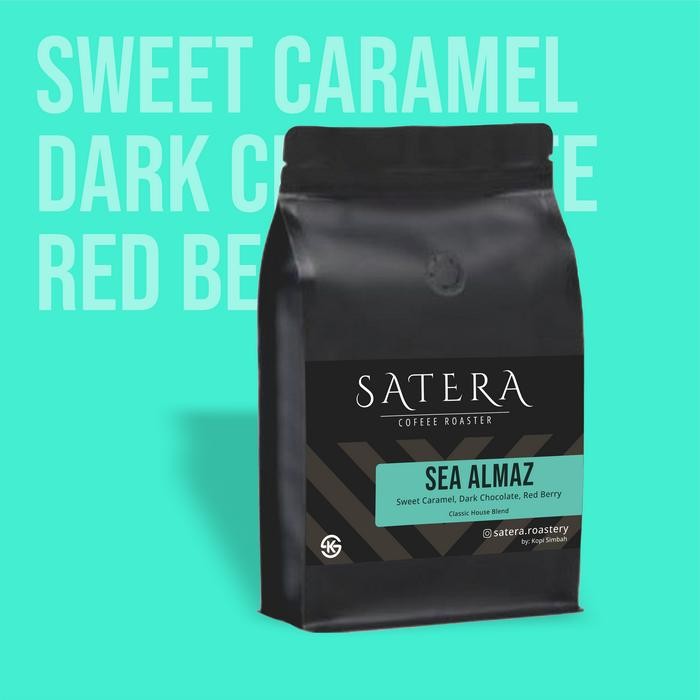 

DISKON Biji / Bubuk Kopi House Blend Espresso SEA ALMAZ 200 gram Roasted Coffee Bean Expresso Kopi