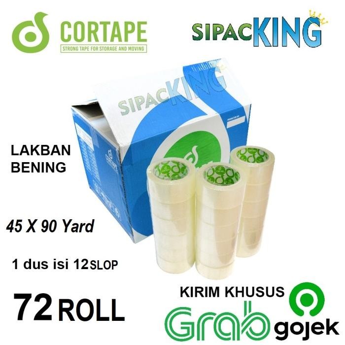 

Lakban Cortape Bening 45Mm X 90Yard Perdus