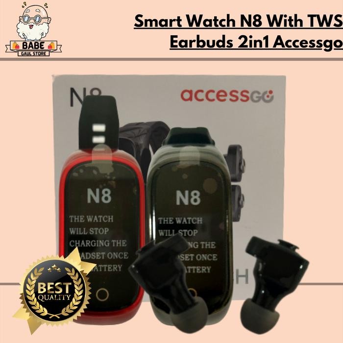 Smart Watch N8 With TWS Earbuds 2in1 Accessgo