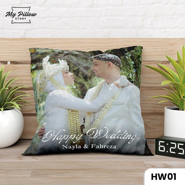 Pilihan- Mypillowstory Bantal Wedding Custom Foto