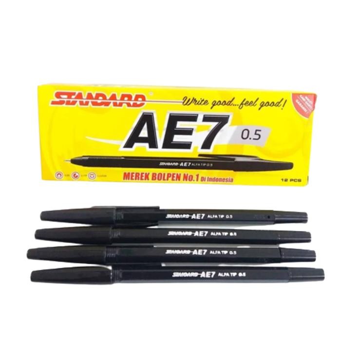 

New PACK BOLPEN AE7 FINE 0.5/0.7 BLACK @ 12 STANDARD