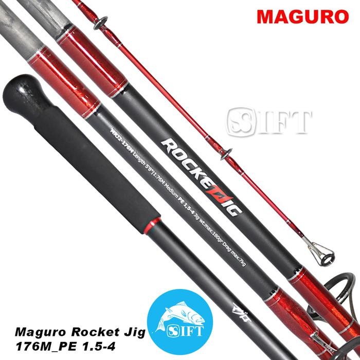 Joran Maguro ROCKET JIG PE 1.5-4 3-6 8 Jigging Pancing Laut