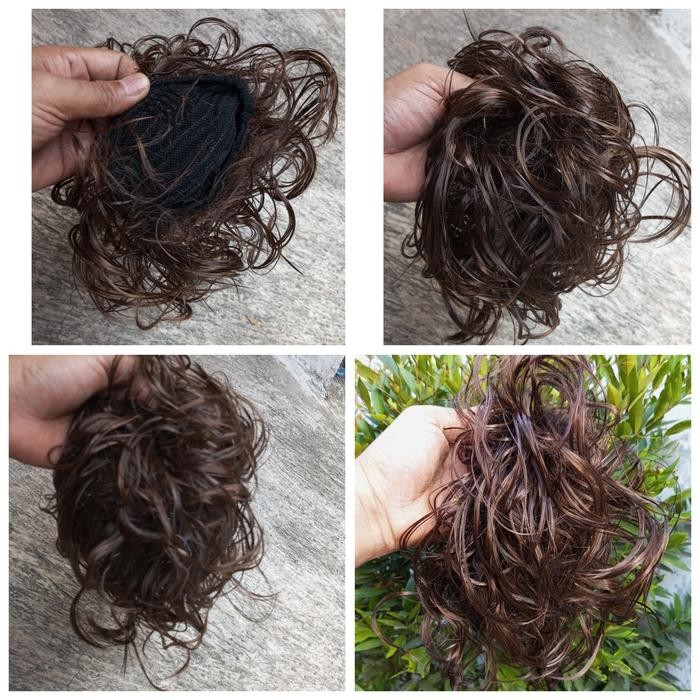 Hair clip wig clip sanggul sirkam keriting gelombang