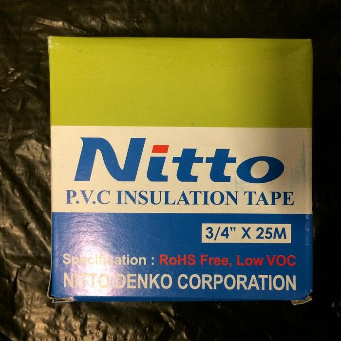 nitto / isolasi listrik / isolasi nitto / isolasi hitam