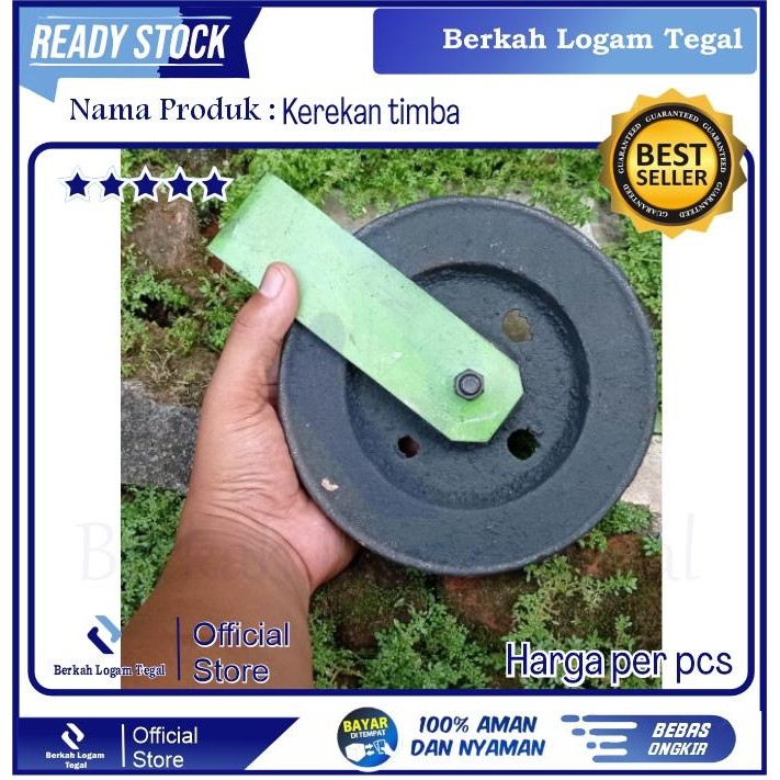 Kerekan sumur besi klaker / kerekan timba sumur besi termurah