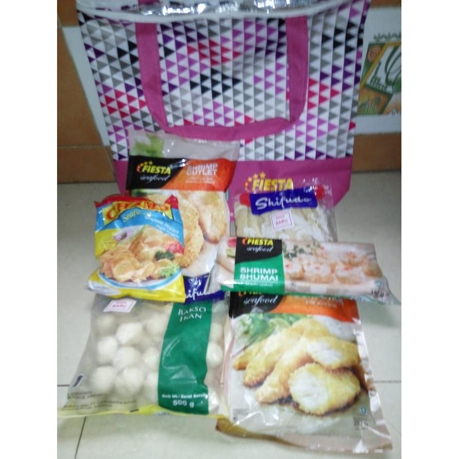 Jual Promo Fiesta Seafood Heboh Dapat 6 Kemasan Seafood Plus Tas Total 2Kg
