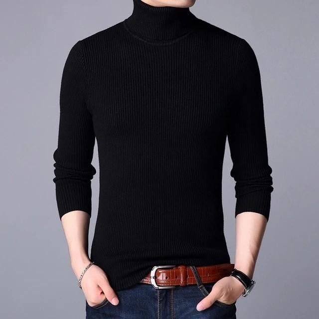 TERLARIS SWETER TURTLE NECK PRIA-KAOS DALAMAN JAS BLAZER PRIA READY STOCK