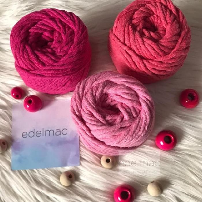 

New Tali Benang Katun Warna Macrame Single Strand Colorful