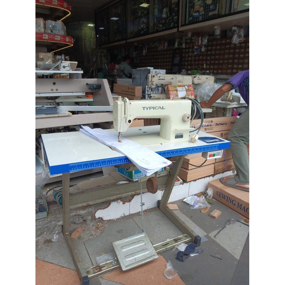 Open DS] PRELOVED Mesin Jahit Typical Komplit Set Bekas Second