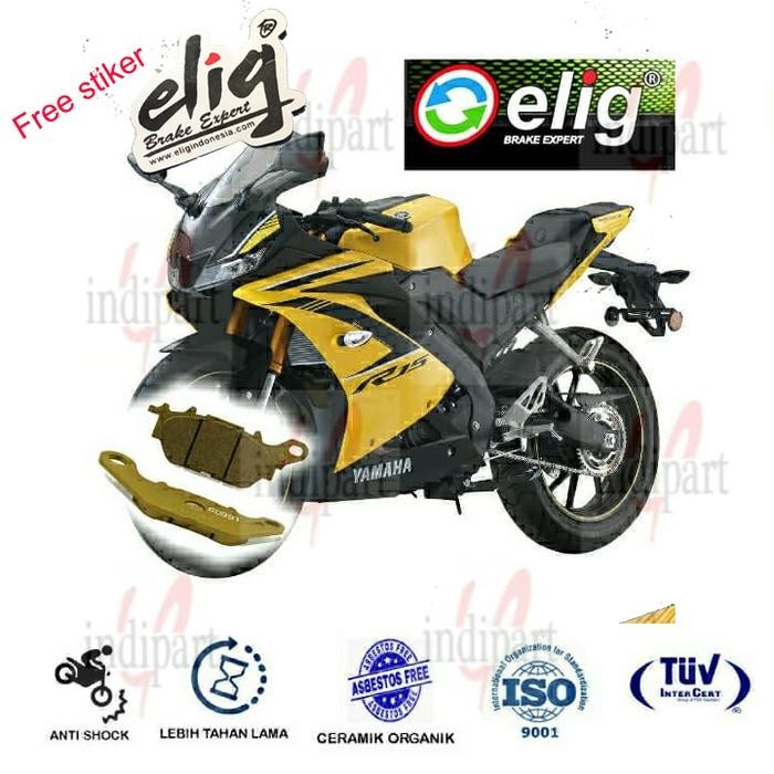 Stok Terbatas Kampas Rem Depan Yamaha Yzf R15 V3 Original Elig Terlariss 