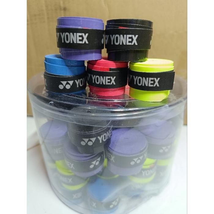 Grip Karet Badminton Bulutangkis Yonex 1 Toples / Raket Bulutangkis Badminton Yonex - 1 Toples Isi