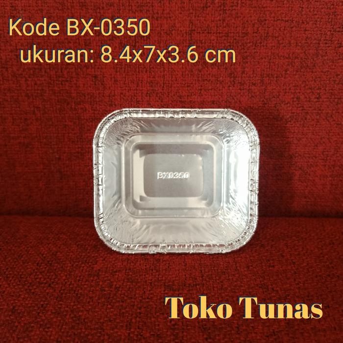 Loyang alumunium foil BX-0350/ BX 350/ BX 0350 (tanpa TUTUP) - isi 50
